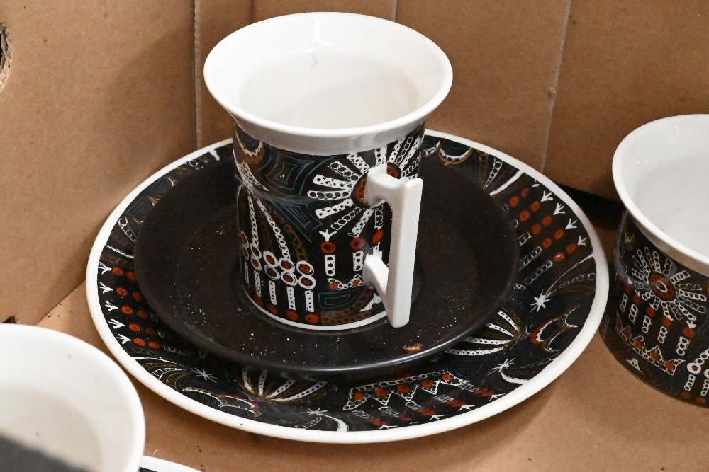A Portmeirion 'Magic City' design coffee service for six, designed by Susan Williams-Ellis (box) One - Image 3 of 3