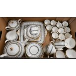 A Wedgwood 'Collonade' tea/coffee service, 60 pieces including covers (box)