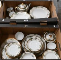 A Japanese Soho china dinner/tea service, 92 pieces (2 boxes)