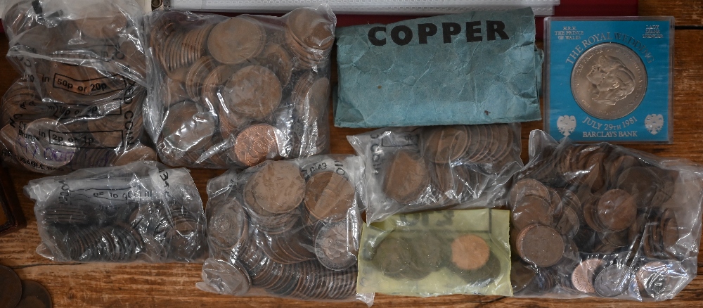 A quantity of coinage - mostly British 20th century, in album and box - Image 2 of 6