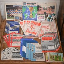 Football programmes - 1966 World Cup Official Souvenir programme; also Southampton, Portsmouth,