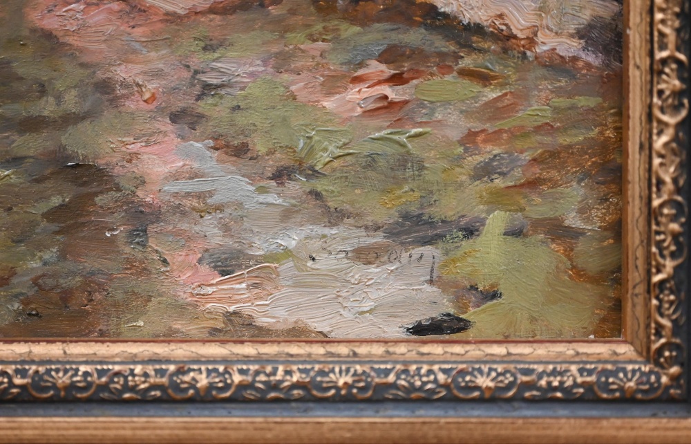 Joyce Percival - Anemonies, gouache, 35 x 24 cm; Prescott - '...in an English country garden', - Image 8 of 22