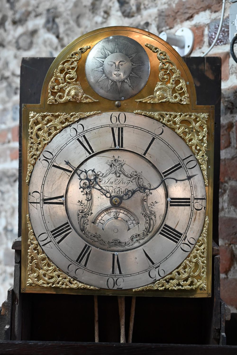 John Day, Wakefield (1729-1810), an 18th century oak 30hr longcase clock, the engraved silvered dial - Image 11 of 16