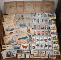 A quantity of sets of cigarette cards (not collated), mostly Players and Wills's, loose and in
