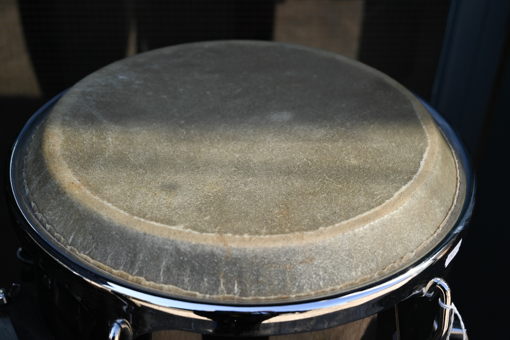 A pair of conga drums, 75 cm, on stand - Image 6 of 6
