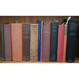 Thirteen various volumes of military history