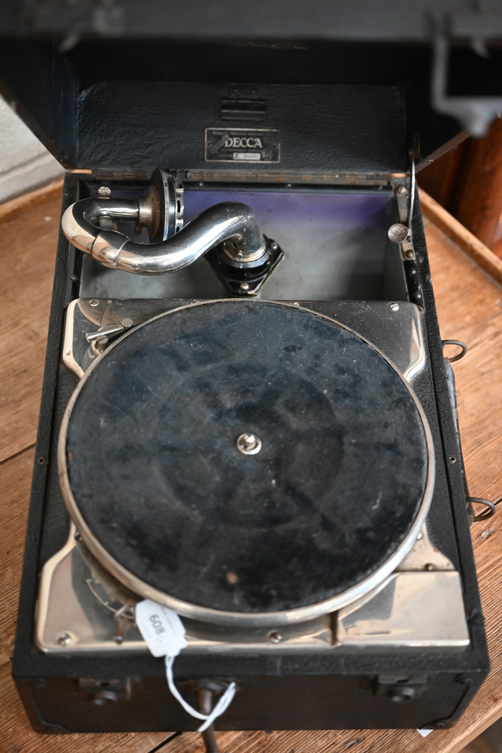 A Decca 'Salon' portable gramophone player - Image 4 of 4