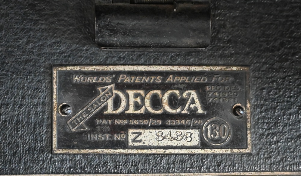 A Decca 'Salon' portable gramophone player - Image 2 of 4