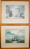 H Fostersmith - 'The Warspite', off Charlton, watercolour, signed and dated '94, 25 x 35 cm to/w