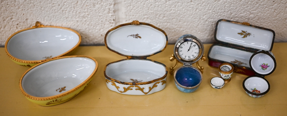 Various Limoges and other ceramic boxes etc - Image 3 of 4