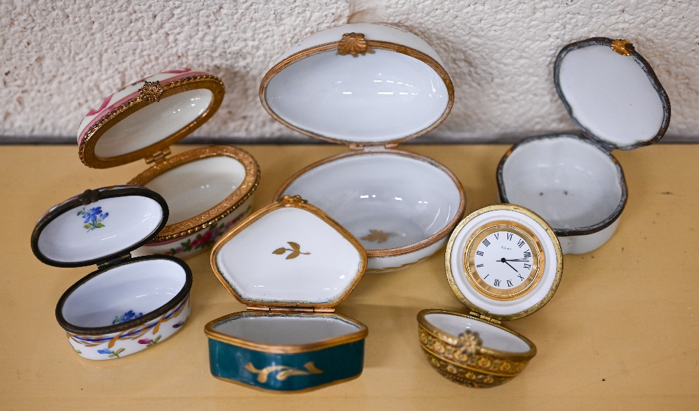 Various Limoges and other ceramic boxes etc - Image 4 of 4