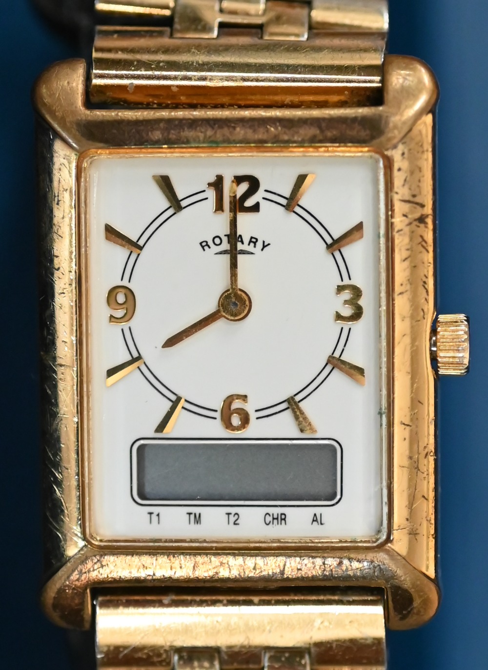 A lady's gilt metal 'Presence' quartz wristwatch - boxed with paperwork (1990) to/w a boxed Rotary - Image 2 of 6