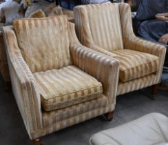 A Duresta Trafalgar armchair, 80 cm wide x 100 cm deep x 80 cm high and a Trafalgar ladies' chair,