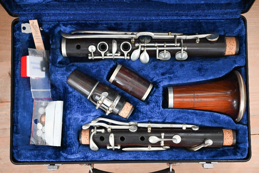 A rosewood clarinet by Lafleur, London, in Buffet of Paris case - Image 2 of 4