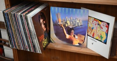Nine original Cliff Richard and The Shadows vinyl LP albums to/w various other LPs-mostly rock and
