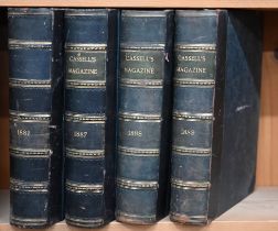 Cassel's Magazine, 4 vols 1886/89 half calf 4to