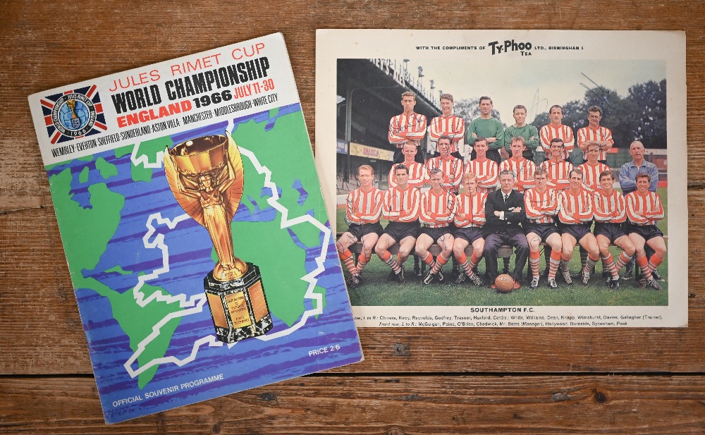 Football programmes - 1966 World Cup Official Souvenir programme; also Southampton, Portsmouth, - Image 3 of 3