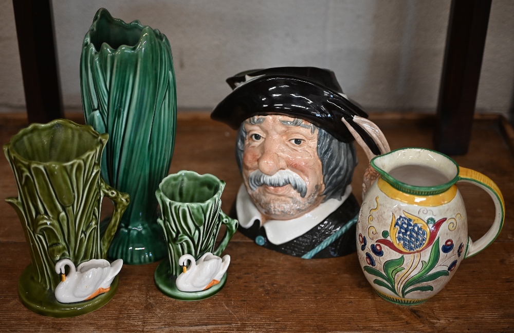 Various decorative ceramics including Sylvac, Doulton character jug 'Sancho Panza', etc (box) - Image 3 of 3