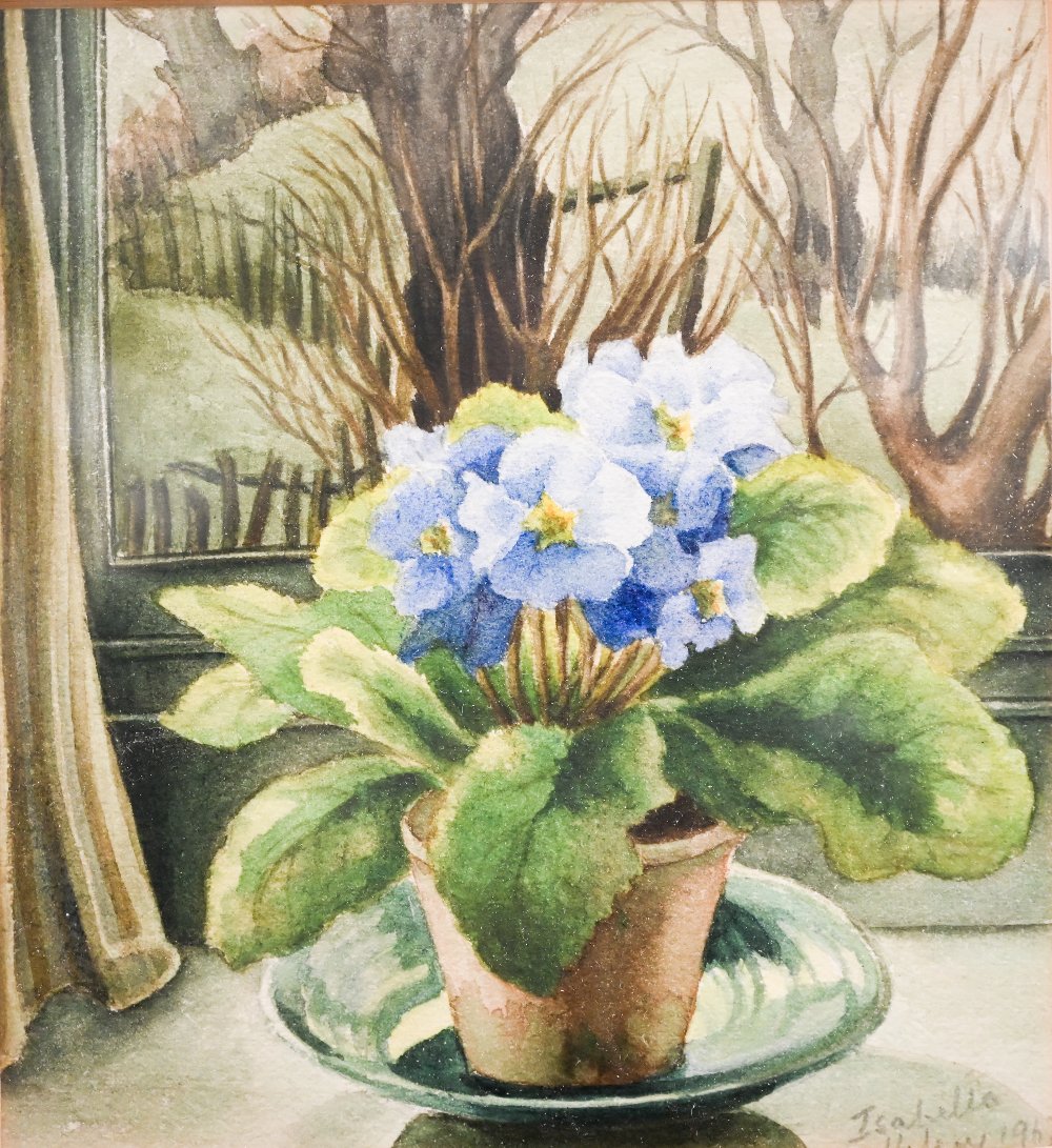 Isabella Keleny - Winter flowers, watercolour, 16 x 14.5 cm; Graham Bonny - 'Dying - Image 20 of 22