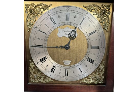 A Smallcombe of Essex modern longcase clock with a silvered dial and Roman numerals, - Image 2 of 2