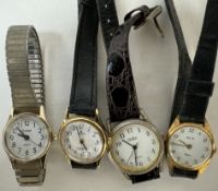 A Lady's Lorus wristwatch together with three other lady's wristwatches