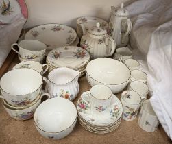 A Royal Worcester Roanoke pattern part tea and coffee service