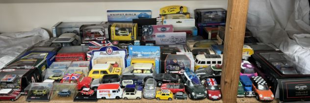 A collection of Corgi, and other die cast model vehicles,