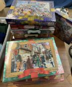 A collection of new and unopened Waddingtons Jigsaw puzzles