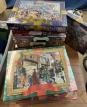 A collection of new and unopened Waddingtons Jigsaw puzzles