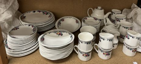 A Royal Doulton Autumn's Glory pattern part tea and dinner service