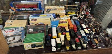 A Corgi AEC Regal Coach together with a collection of Corgi models,