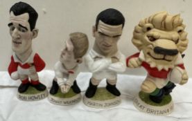 A World of Groggs resin figure of Rob Howley together with another of Jonny Wilkinson,