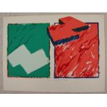 Richard Smith (1931-2016) Chapbook Untitled (Red & Green) 1982 Limited edition Lithograph No.