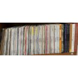 A large collection of Classical LP records including Mozart, Beethoven, Rossini,