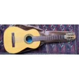 A BM Classico Spanish acoustic guitar and case