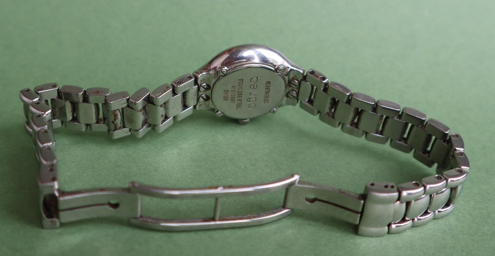 A ladies stainless steel lady's Ebel beluga wristwatch with a mother of pearl dial with Roman - Image 4 of 7