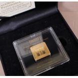A 2021 Her Majesty the Queen's 95th birthday, 5g gold square ingot,