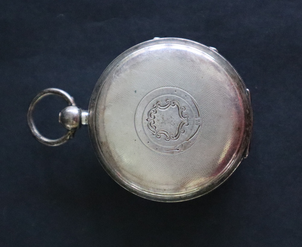 A George V silver open faced pocket watch, - Image 5 of 12