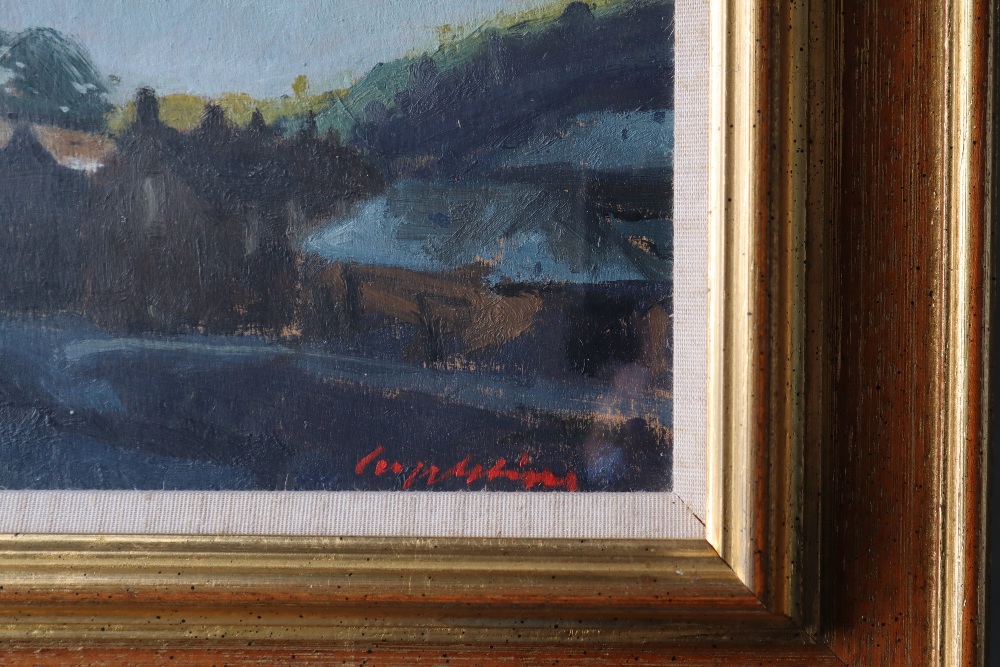 20th Century British School Cornish morning Oil on board Signed 23. - Image 3 of 8