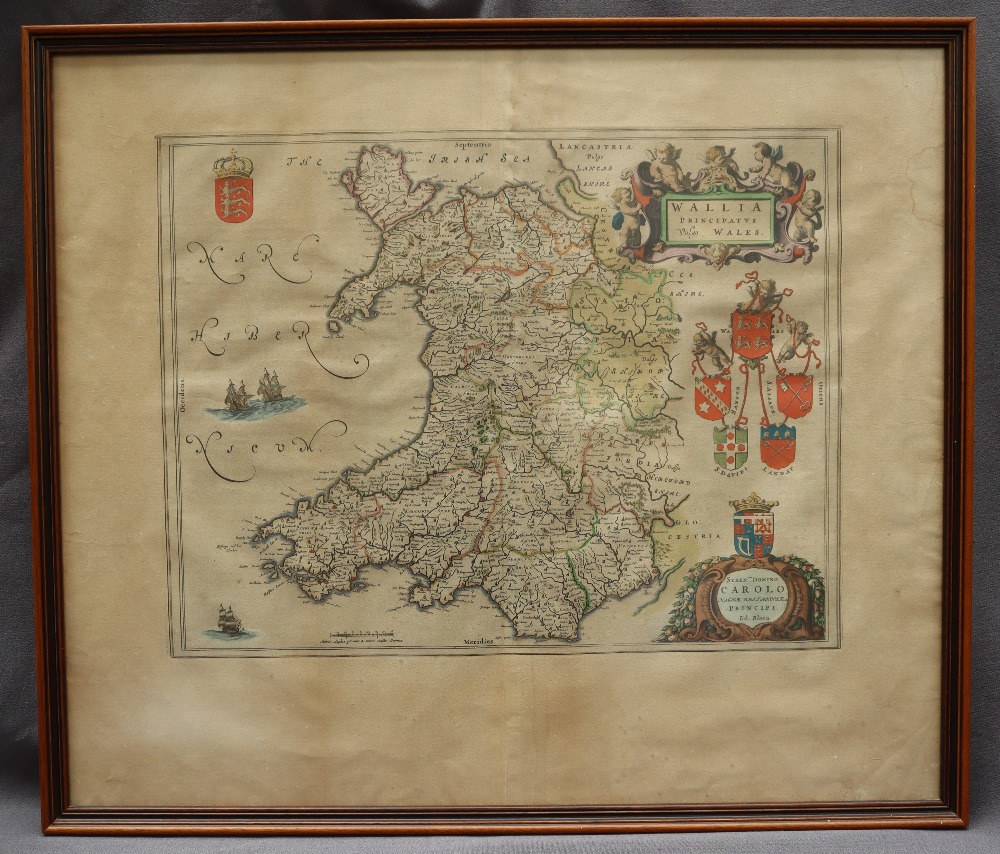 Mercator (Gerard & Hondius Jodocus) South West England & Wales Cornubia, Devonia, Somersetus, - Image 2 of 3