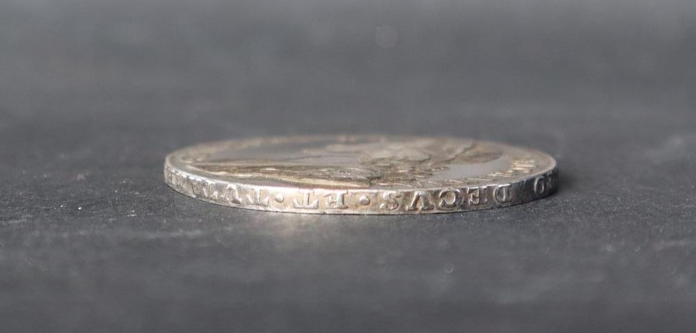 A George II silver Crown dated 1741, - Image 4 of 4