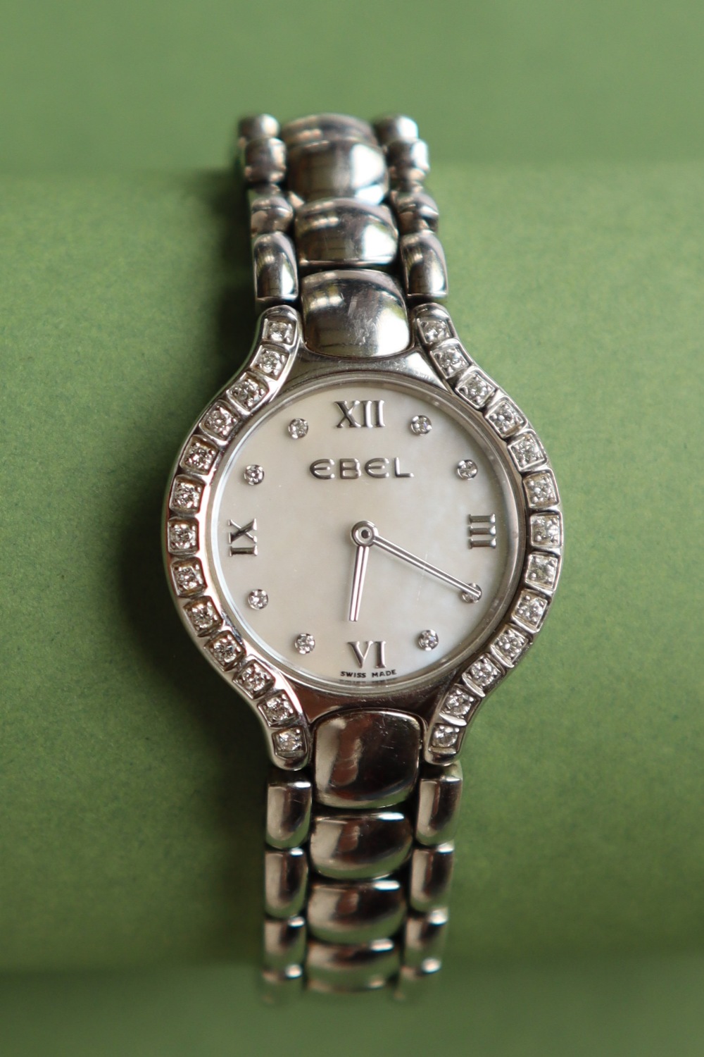 A ladies stainless steel lady's Ebel beluga wristwatch with a mother of pearl dial with Roman - Image 7 of 7