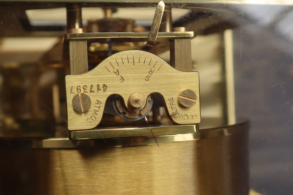 A Jaeger Le Coultre Atmos clock the square dial with Arabic numerals and batons, 23. - Image 10 of 11