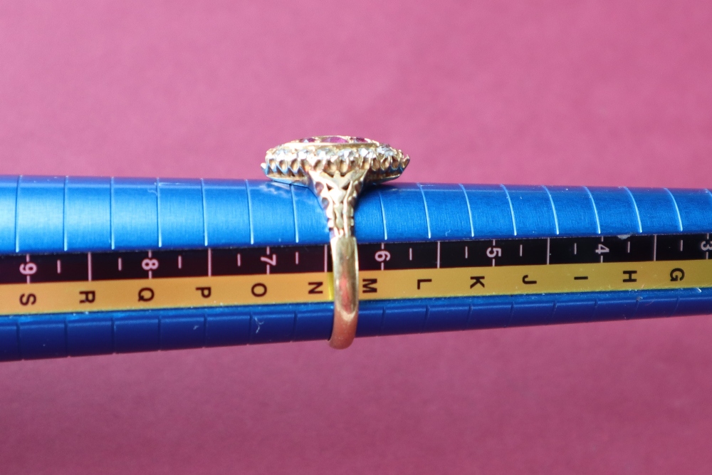 A ruby and diamond ring, - Image 6 of 6