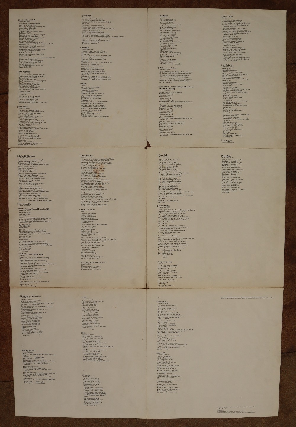 The Beatles white album No 0346775 together with revolver and Sgt Peppers album - Image 3 of 10