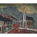 Jack Jones Hafod Oil on board Signed 24 x 29cm ***Artists resale rights may apply to this