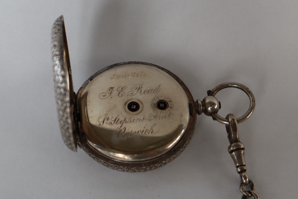 A Victorian mourning brooch of rectangular form set with seed pearls surrounding a panel of plaited - Image 5 of 9