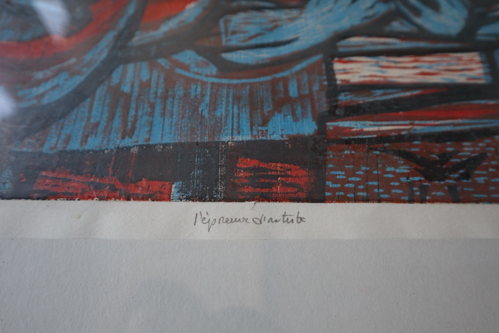 Ru Van Rossem L'epineux d'artiste A limited edition print Number 9/25 Signed in pencil to the - Image 5 of 7