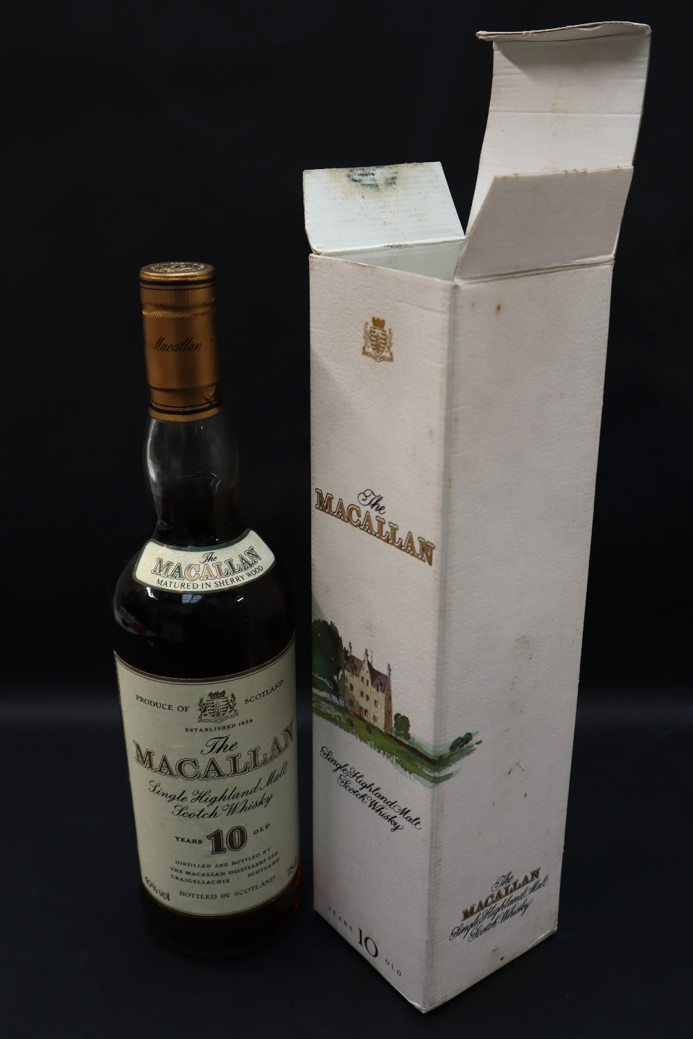 A bottle of The Macallan Single Highland Malt Scotch Whisky 10 Years Old, - Image 4 of 5