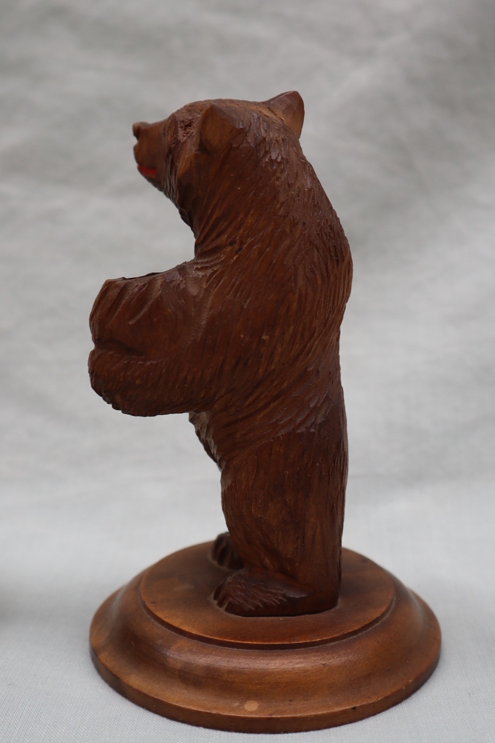 A Black Forest carved bear with a pin cushion back pack, 9. - Image 3 of 10